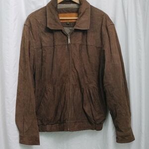 Men's Vintage Y2K Timberland Suade Leather Jacket